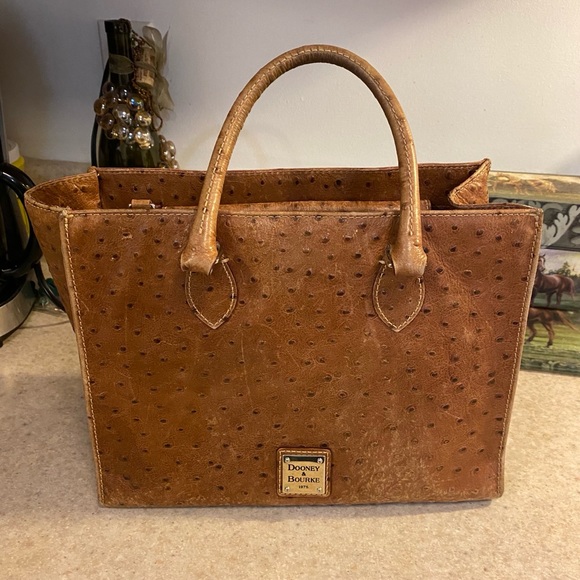 Dooney & Bourke Handbags - Dooney & Bourke ostrich leather bag